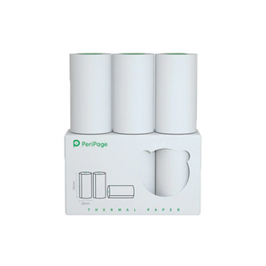 PeriPage® A6 Papel Branco Adesivo 3+ Rolos