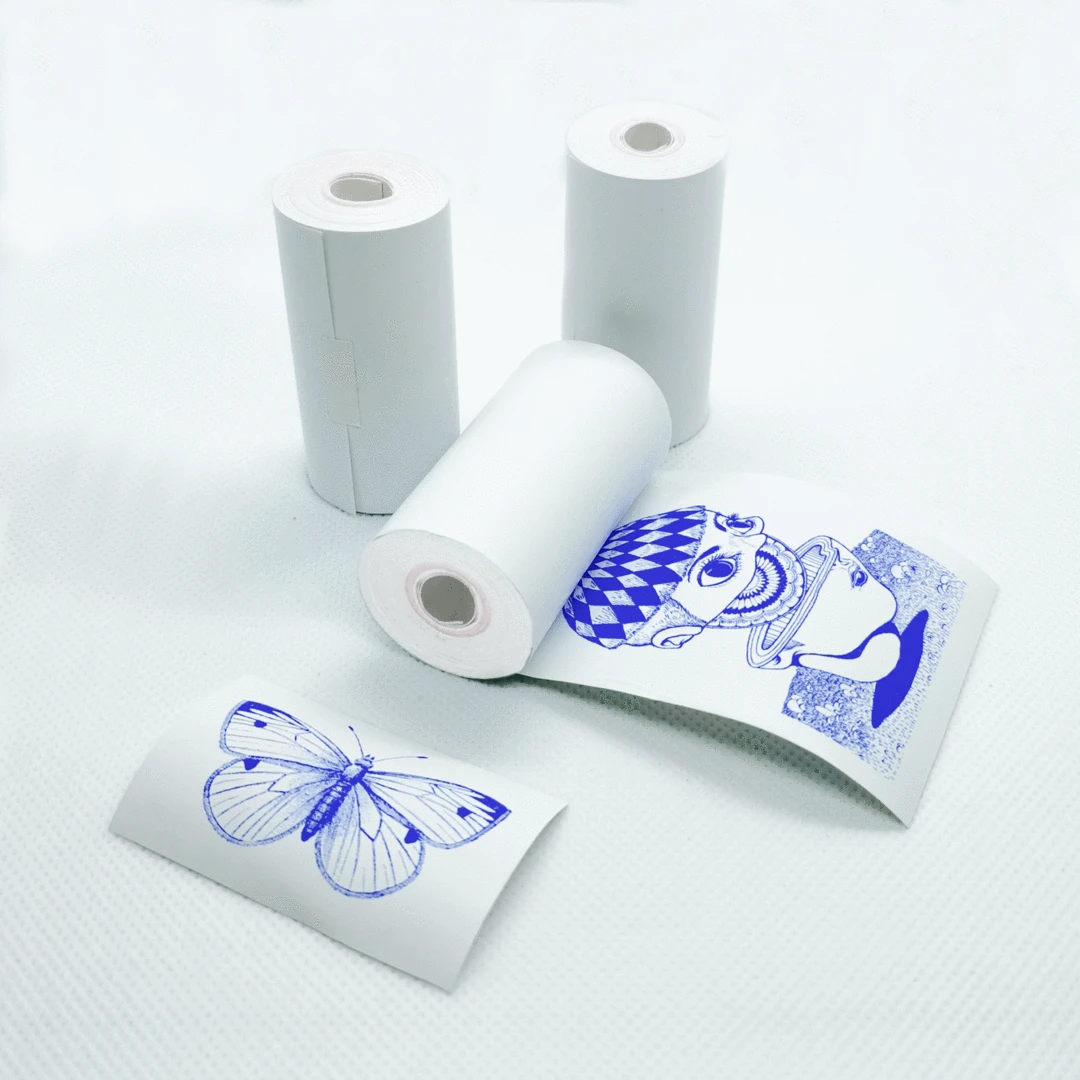 PeriPage® A6 Papel com Impressão Azul 3 Rolos