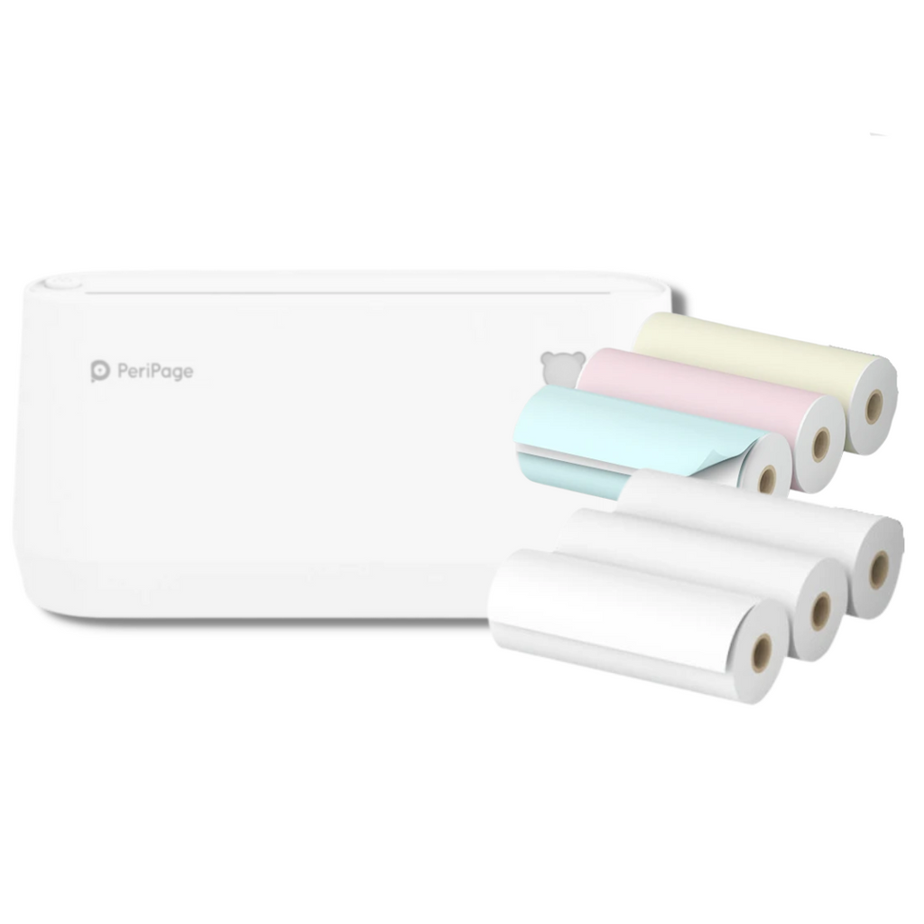 PeriPage® A9MAX+ 6 Rolos de Papel (304dpi e 203dpi)