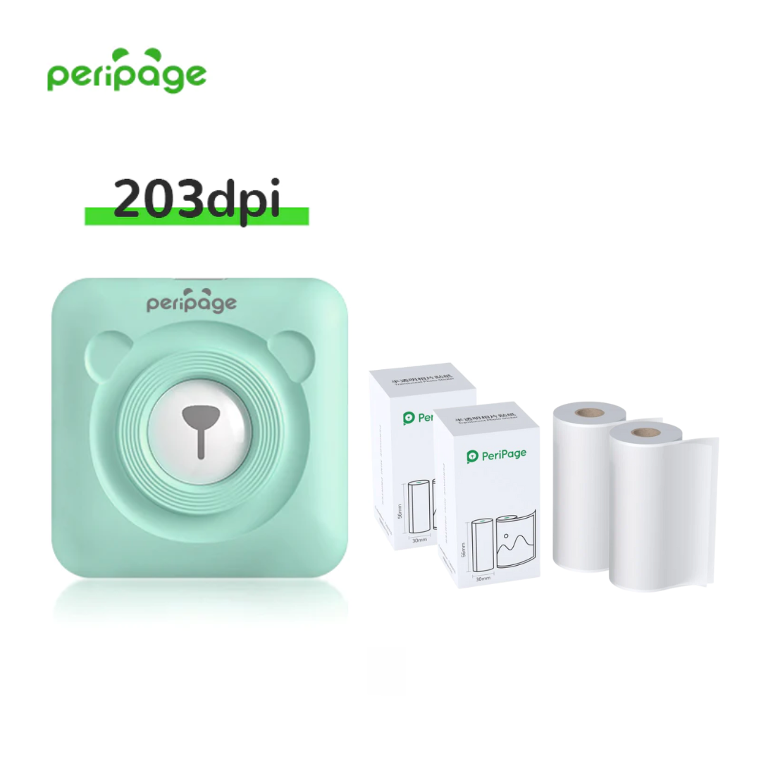 PeriPage® + 3 Rolos de Papéis (304dpi e 203dpi)