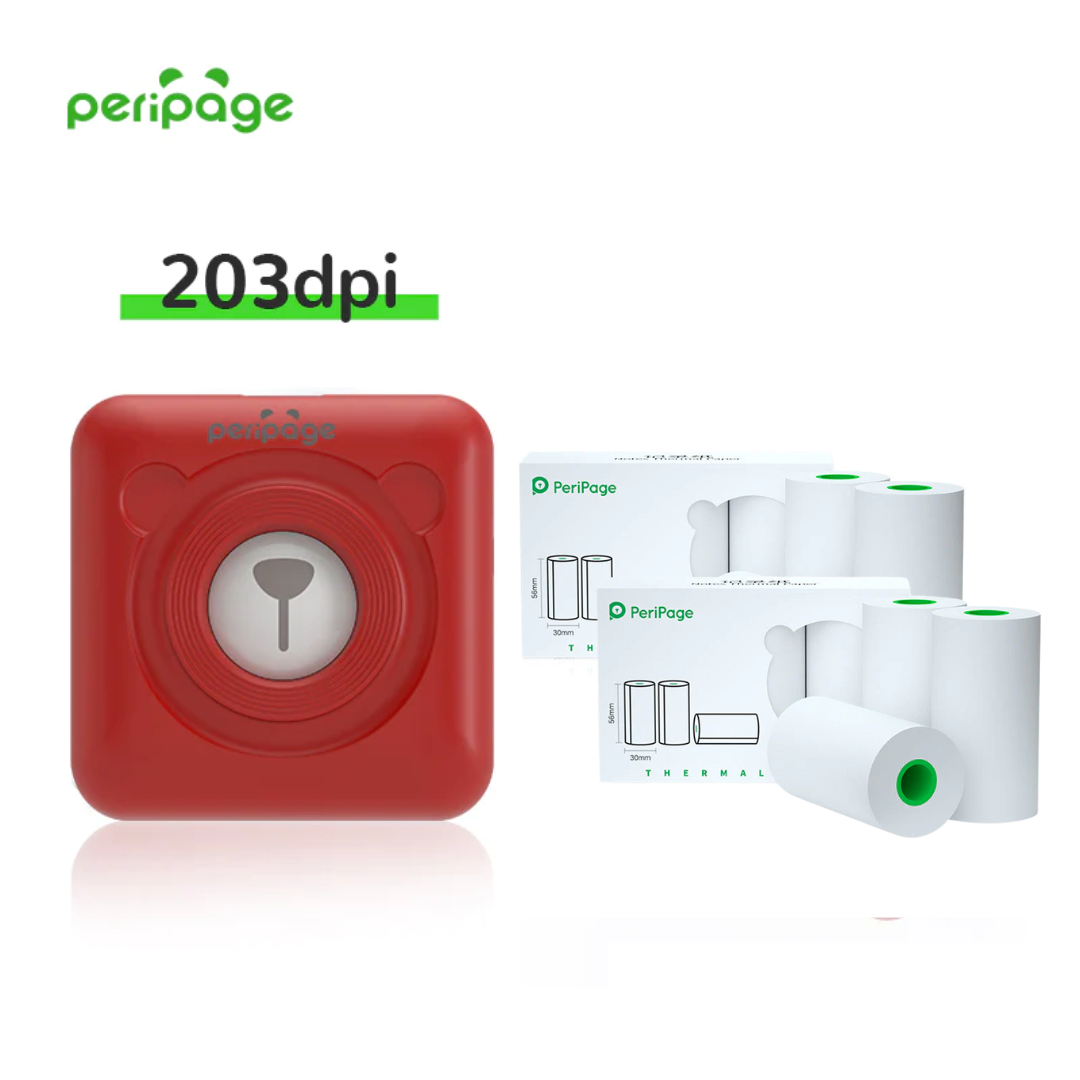 PeriPage® + 6 Rolos de Papel (304dpi e 203dpi)