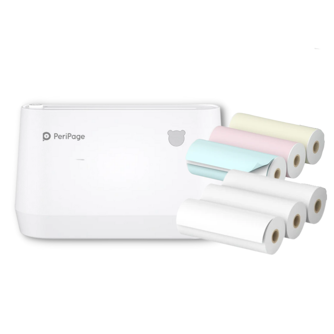 PeriPage® A9 + 6 Rolos de Papel (304dpi e 203dpi)